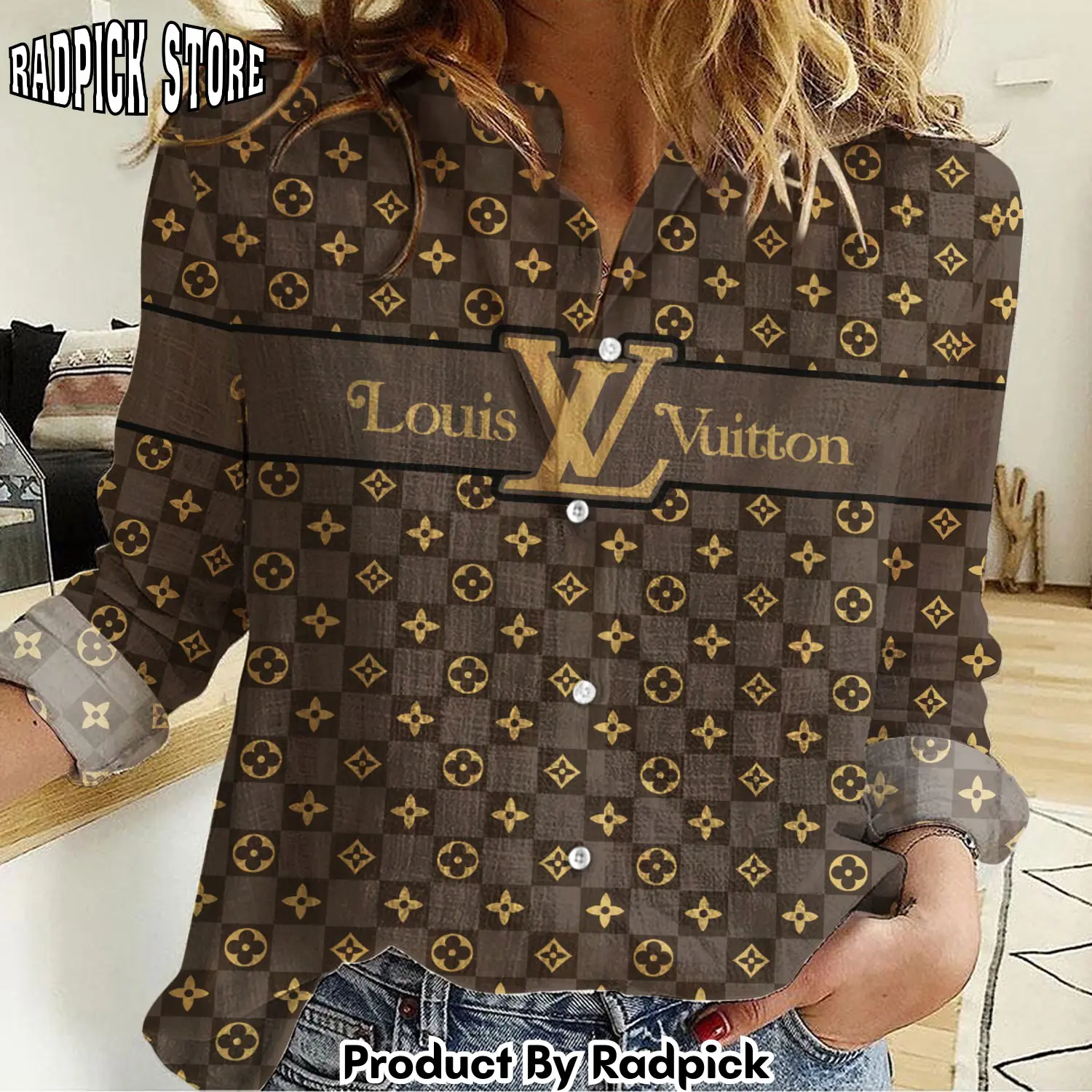 Radpick premium logo monogram louis vuitton shirt rp662272